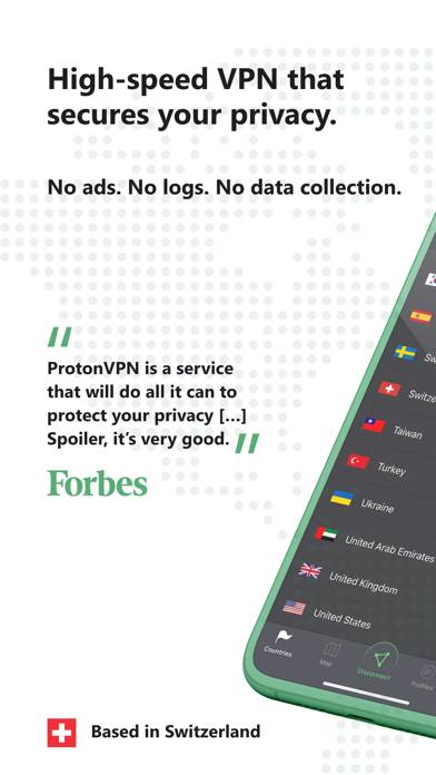 Proton VPN: Fast & Secure Schermata dell'app #1