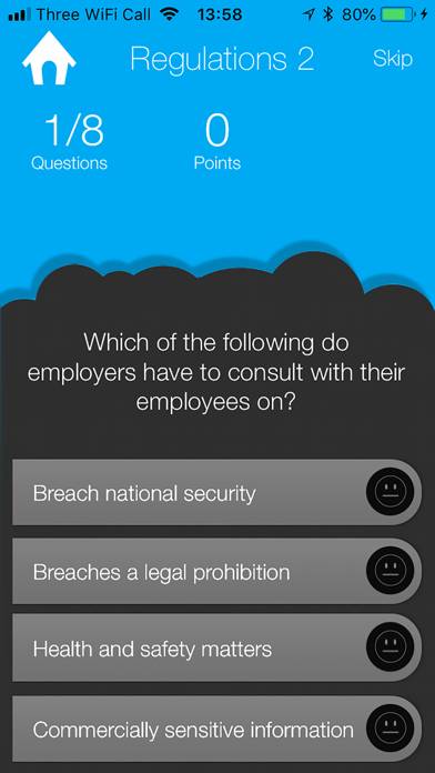 Nebosh Quiz Health and Safety Captura de pantalla de la aplicación #4