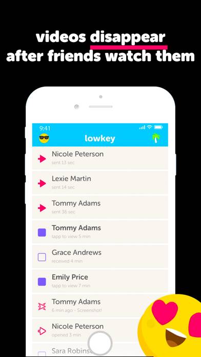 Low-key App screenshot