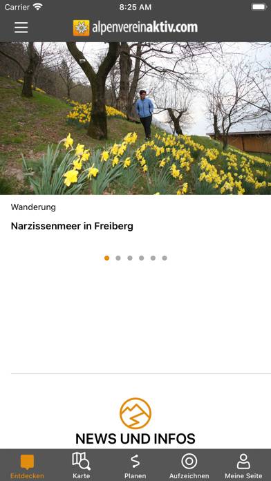 Alpenvereinaktiv App screenshot #1