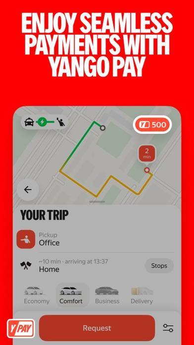 Yango: taxi, food, delivery App screenshot #4