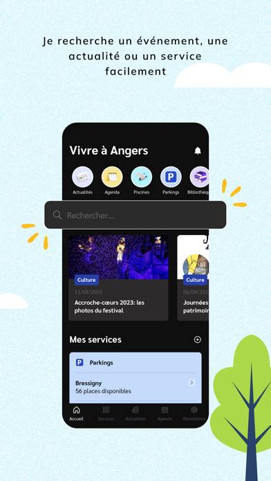 Vivre à Angers Capture d'écran de l'application