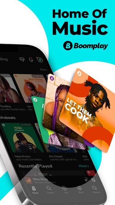 Boomplay: Music & Live Stream App screenshot #1