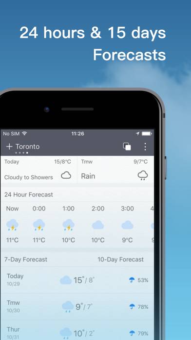 Live Weather Pro-Forecast&Rada Uygulama ekran görüntüsü #4