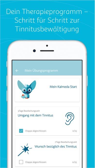 Kalmeda Tinnitus-App App-Screenshot #2