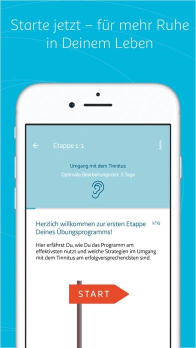 Kalmeda Tinnitus-App App-Screenshot #5