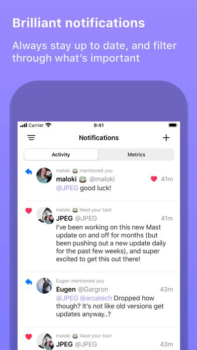 Mast: for Mastodon Captura de pantalla de la aplicación #2