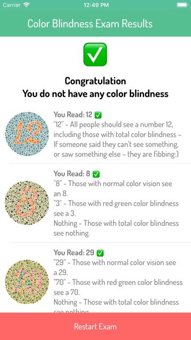 Color Blindness Exam captura de pantalla
