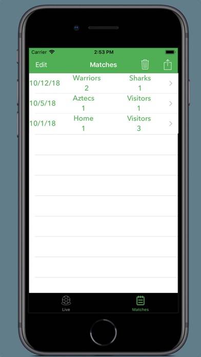 Simple Soccer Scoreboard App skärmdump #2