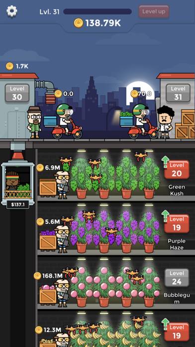 Weed Factory Idle App-Screenshot #2