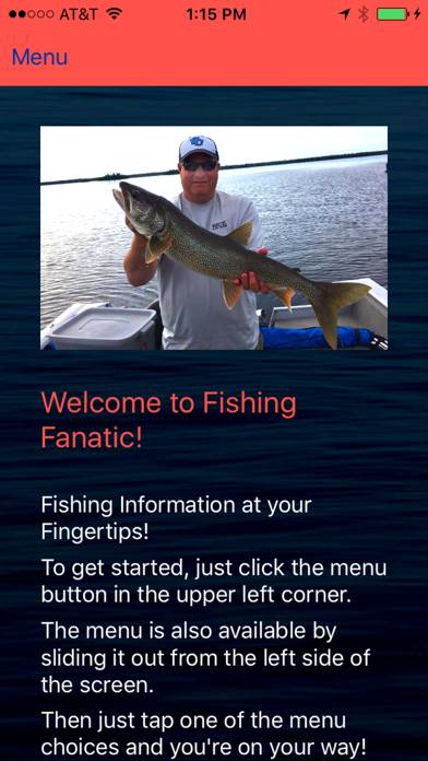 Fishing Fanatic App screenshot #2