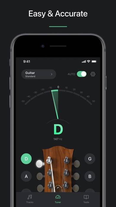 Tuner Pro Afinador de Guitarra Captura de pantalla de la aplicación