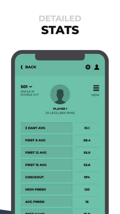 Darts Scorer 180 App-Screenshot #5