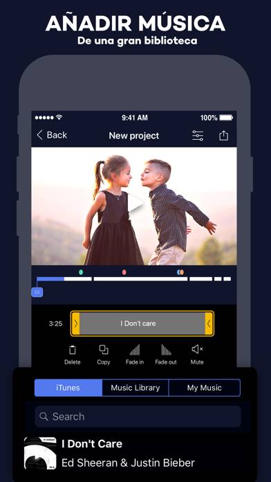 Video Editor · Captura de pantalla de la aplicación #2