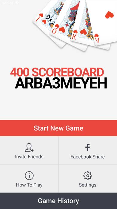 Arba3meyeh 400 Scoreboard