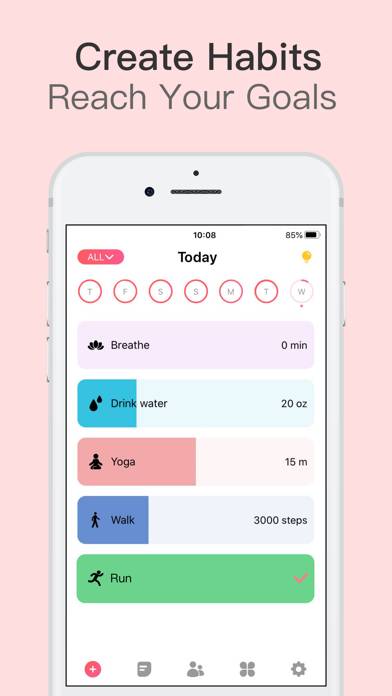 Habit Tracker Captura de pantalla de la aplicación #1