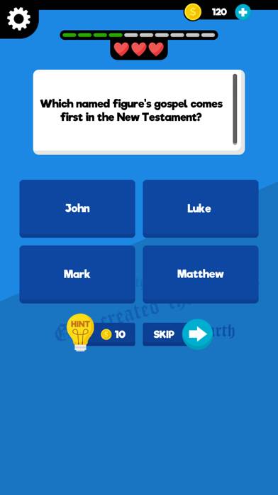 Bible: Quiz Game Capture d'écran de l'application #6