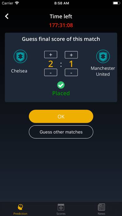 Predict Score Schermata dell'app #2