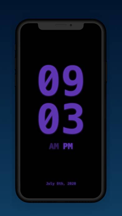 MoonDial  Bedside Night Clock App skärmdump #1