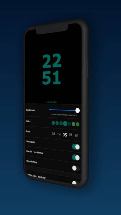 MoonDial  Bedside Night Clock Schermata dell'app #4