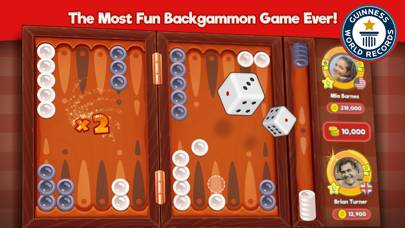 Backgammon Stars, Tavla skärmdump