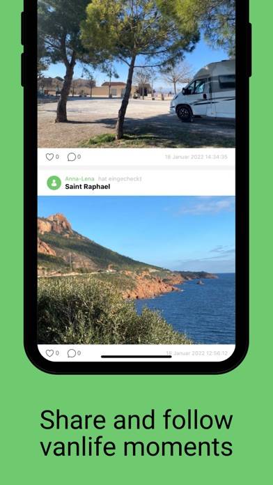 StayFree: Vanlife Wild Camping App screenshot