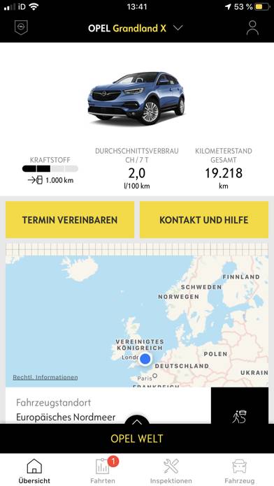 MyOpel App-Screenshot #1