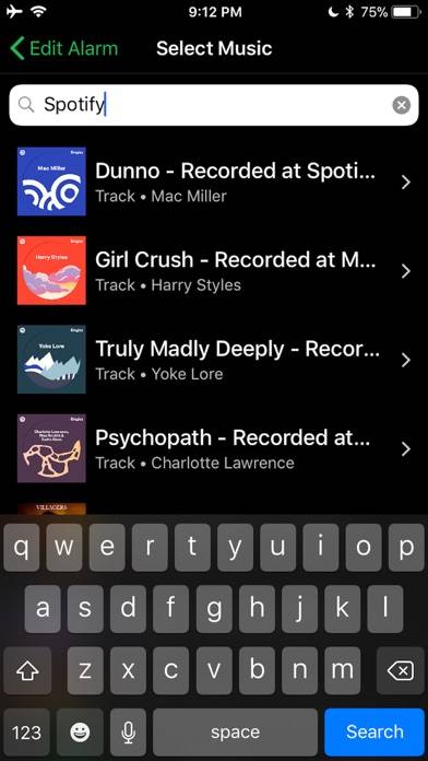 Music Alarm Clock Pro App skärmdump #2