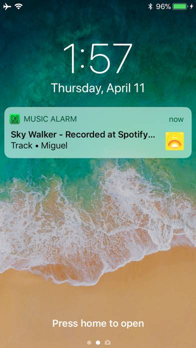 Music Alarm Clock Pro Captura de pantalla de la aplicación #3
