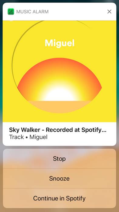 Music Alarm Clock Pro App skärmdump #4