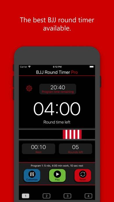BJJ Round Timer Pro App-Screenshot #1