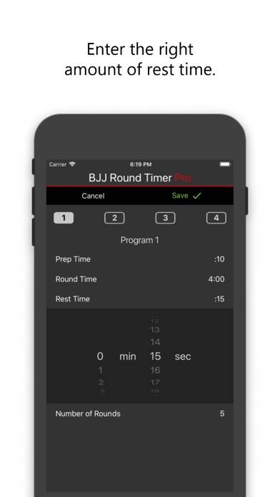 BJJ Round Timer Pro App screenshot #5