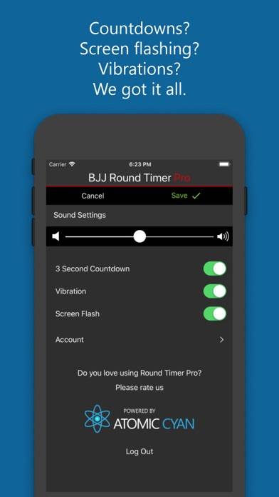 BJJ Round Timer Pro App screenshot #6