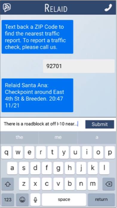 Relaid App screenshot