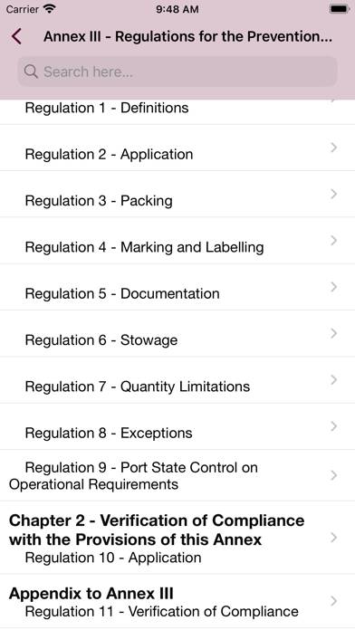 MARPOL Consolidated Uygulama ekran görüntüsü #3