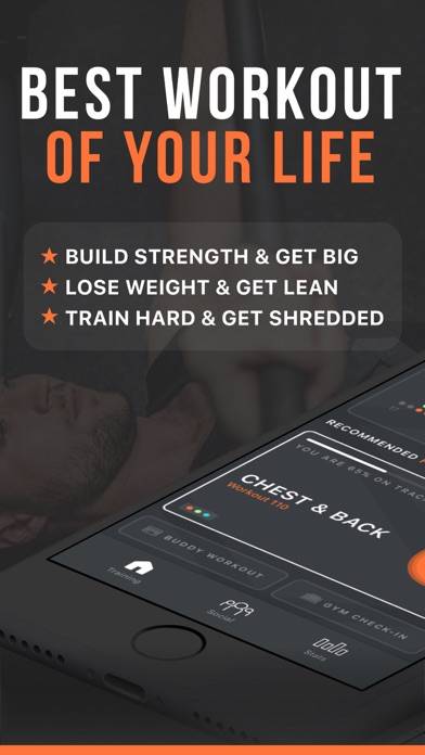 SHRED: Gym Workout Planner App screenshot #1