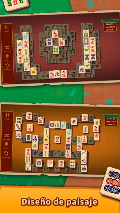 Mahjong Solitario Puzzles captura de pantalla del juego