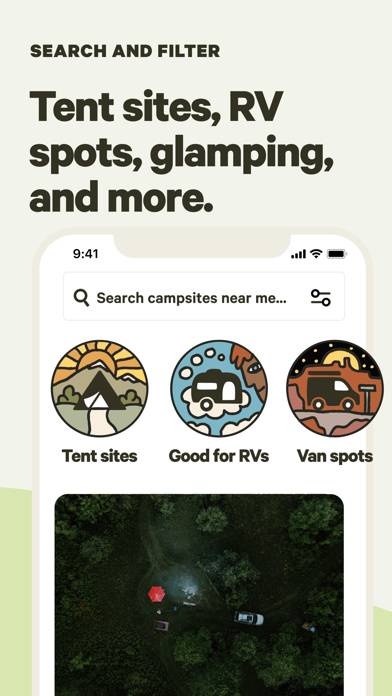 Hipcamp: Camping, RVs & Cabins App screenshot #3
