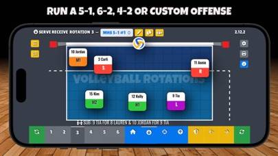 Volleyball Rotations Captura de pantalla de la aplicación #1