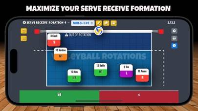 Volleyball Rotations Captura de pantalla de la aplicación #2