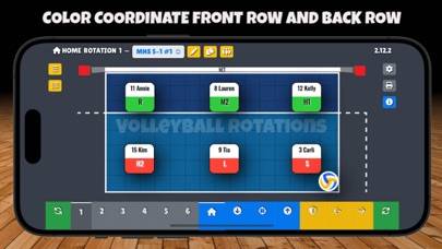 Volleyball Rotations App screenshot