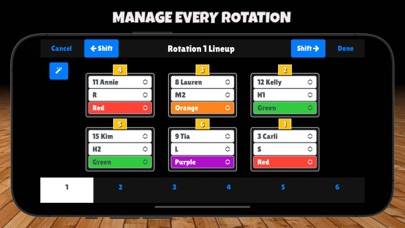 Volleyball Rotations App screenshot