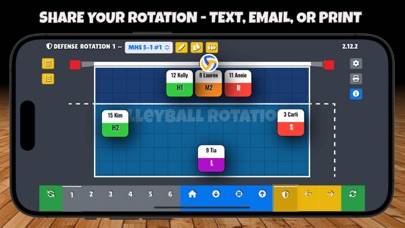 Volleyball Rotations App screenshot