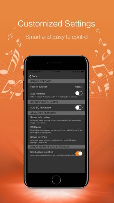 Silent Angel Remote App skärmdump