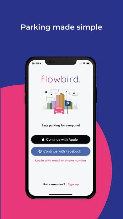 Flowbird parking App skärmdump #1