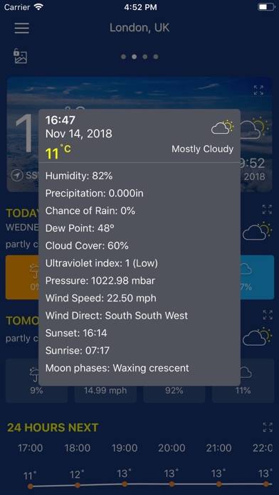Accurate Weather forecast &map Uygulama ekran görüntüsü #6