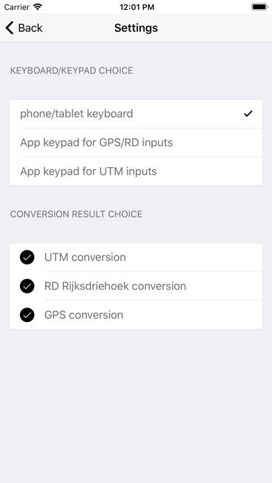 UTM RD GPS coords converter Captura de pantalla de la aplicación #6