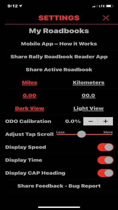 Rally Roadbook Reader Captura de pantalla de la aplicación #5