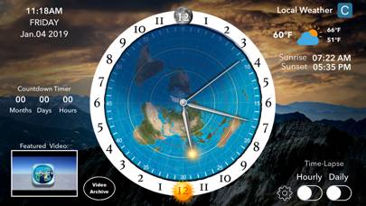 Flat Earth Sun, Moon & Zodiac App skärmdump #2