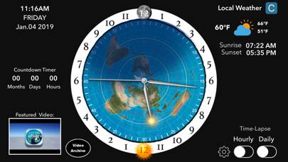 Flat Earth Sun, Moon & Zodiac Captura de pantalla de la aplicación #3